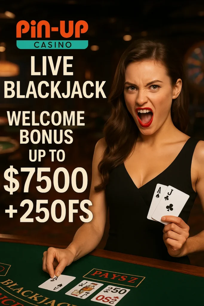 Live Blackjack Pin up Casino Canada